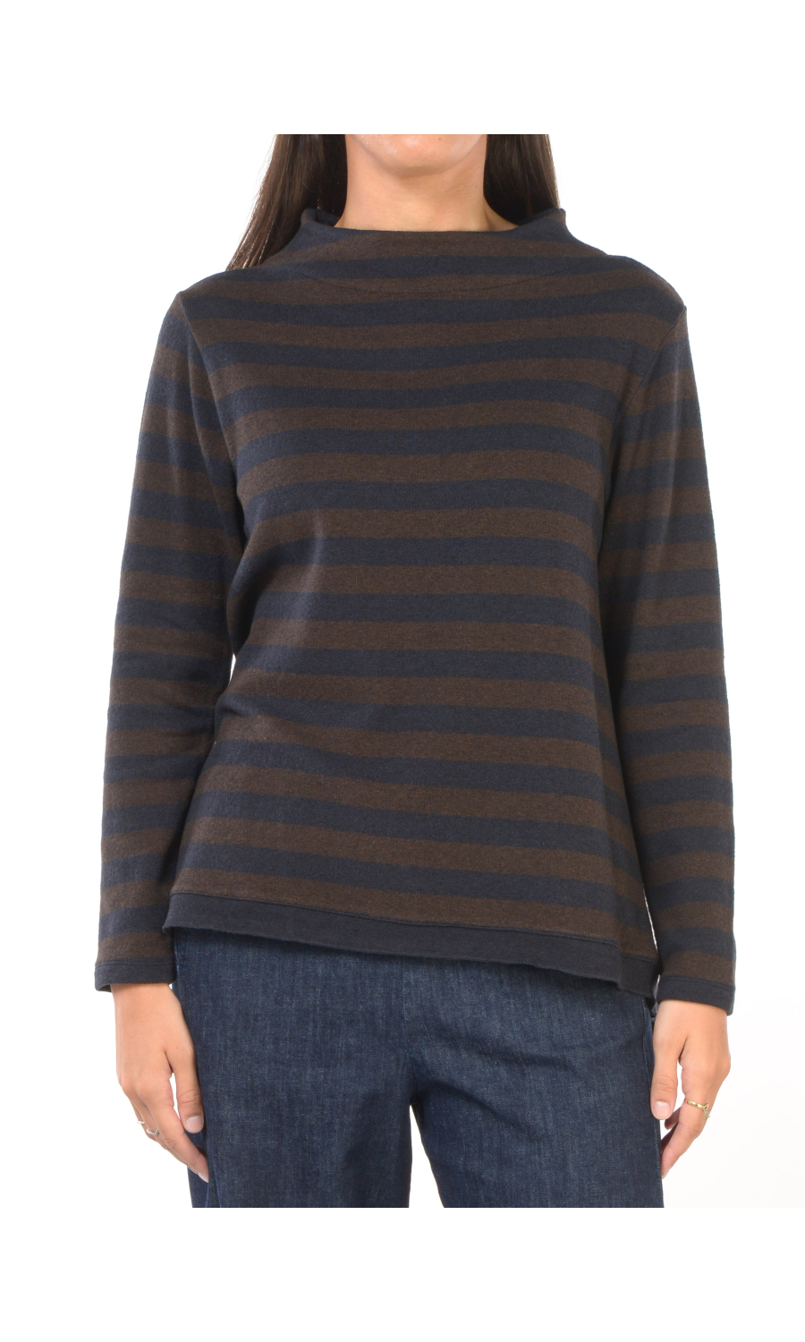 maglia da donna Jurere asimmetrica a righe