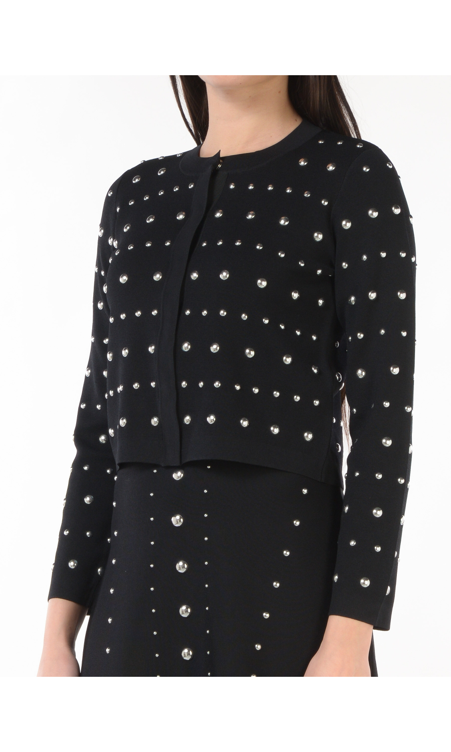 maglia da donna Liu Jo aperta con borchie