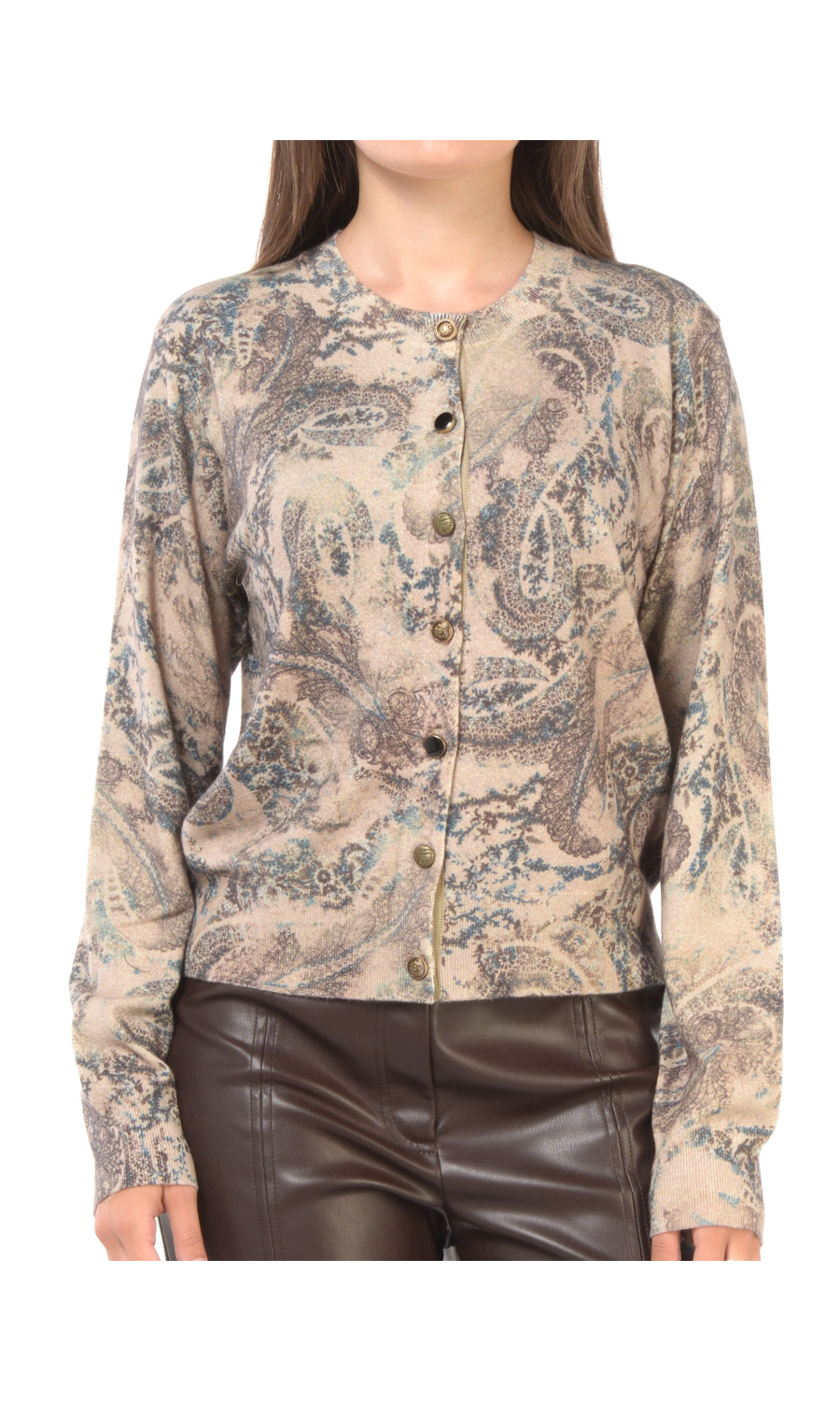 maglia da donna Liu Jo aperta a fantasia