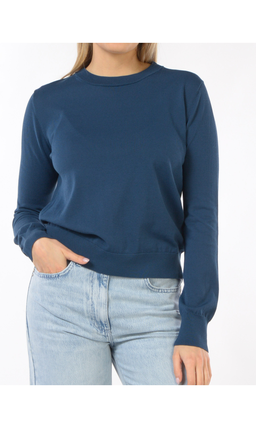 maglia da donna Patrizia Pepe a girocollo con logo