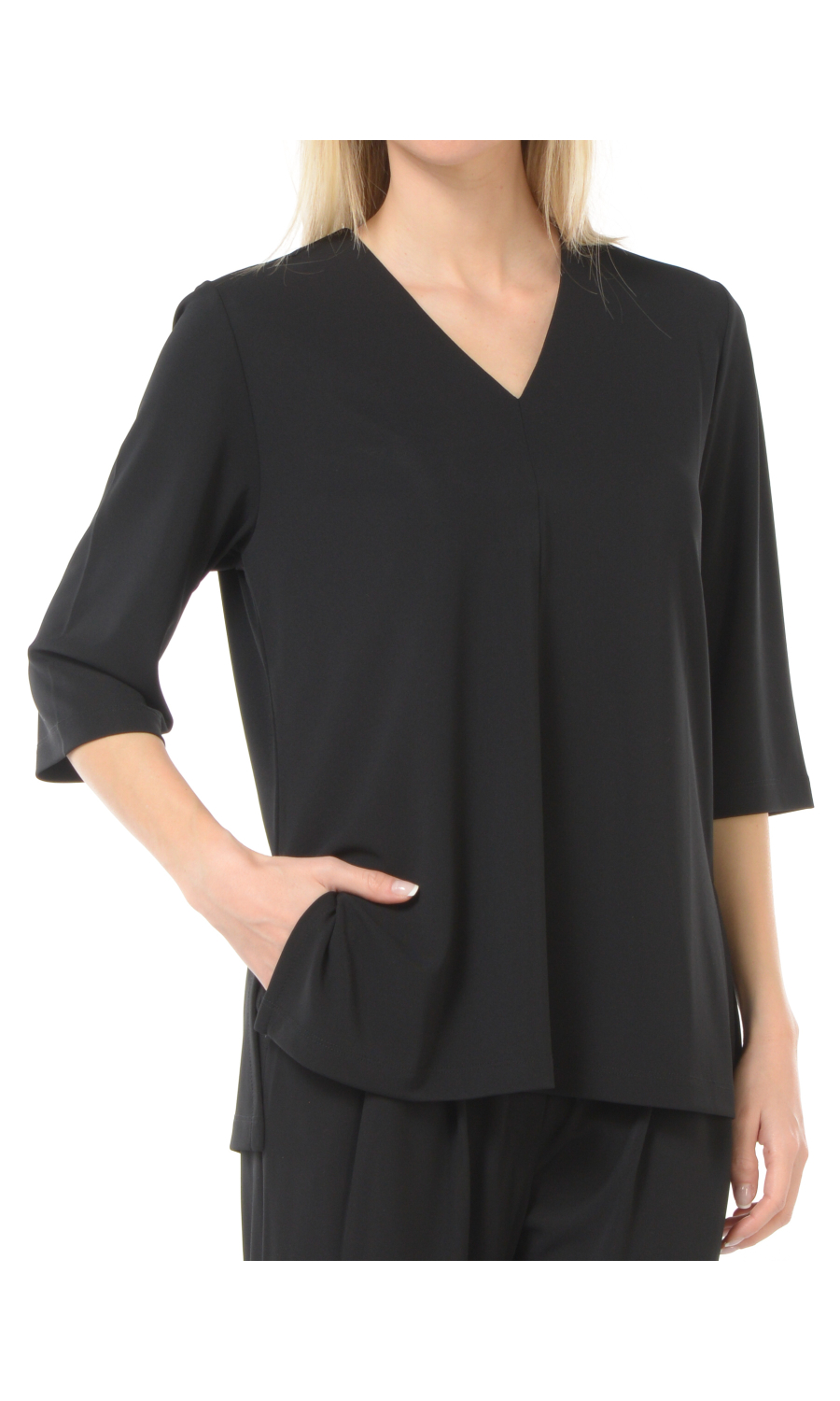 maglia da donna Seventy in tessuto tecnico con manica a tre quarti