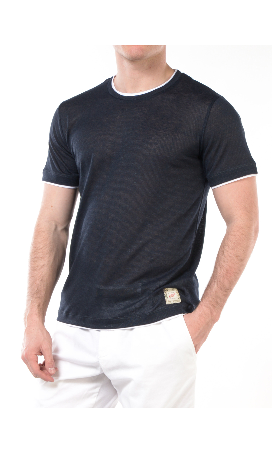 t-shirt da uomo Bob in maglia con profili