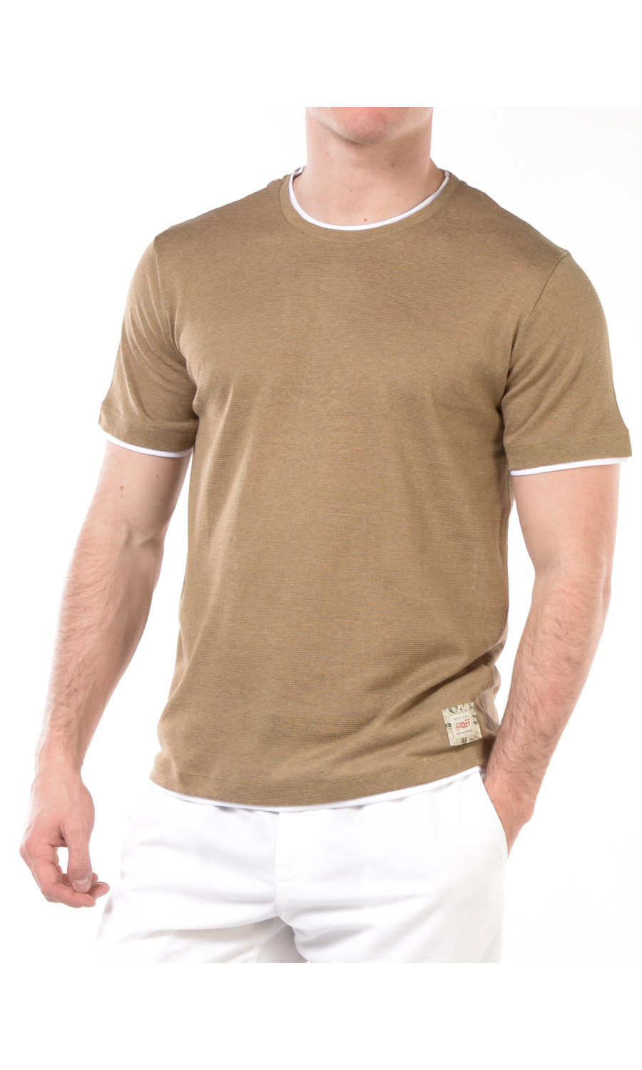 t-shirt da uomo Bob in maglia con profili