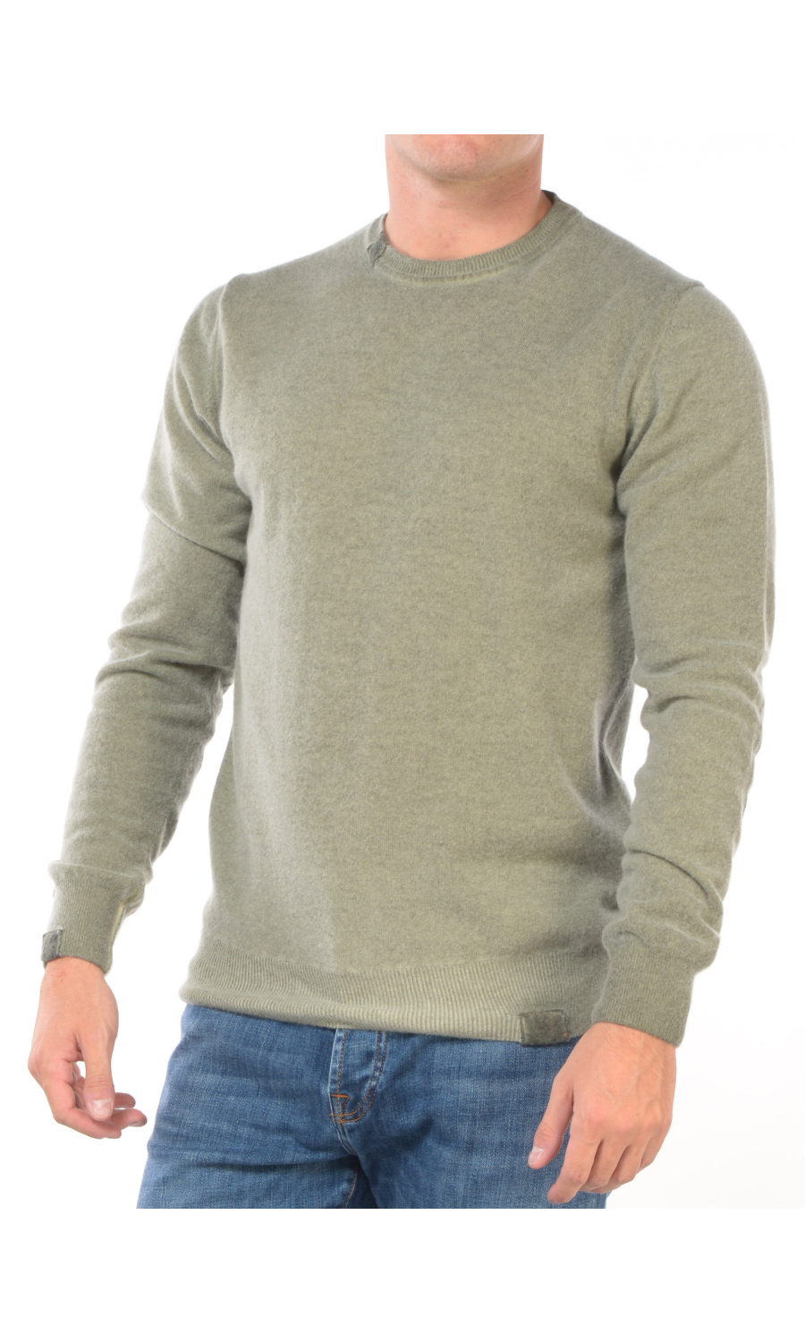 maglia da uomo Bob in lana con toppe