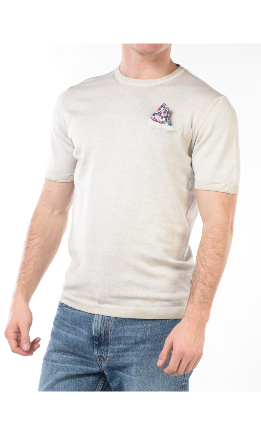 t-Shirt da uomo Bob in maglia con tasca
