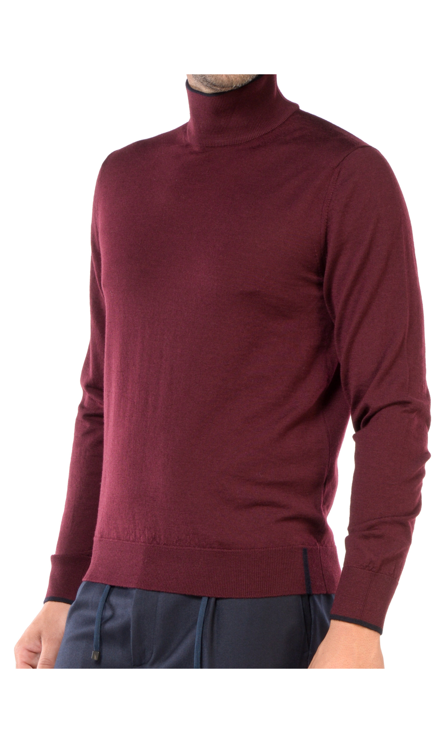 maglia da uomo Cruna a lupetto con profili