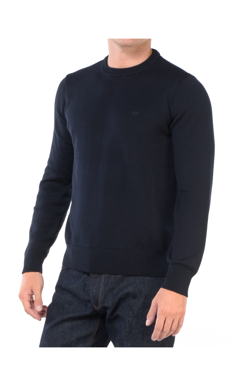 maglia da uomo Emporio Armani girocollo con logo