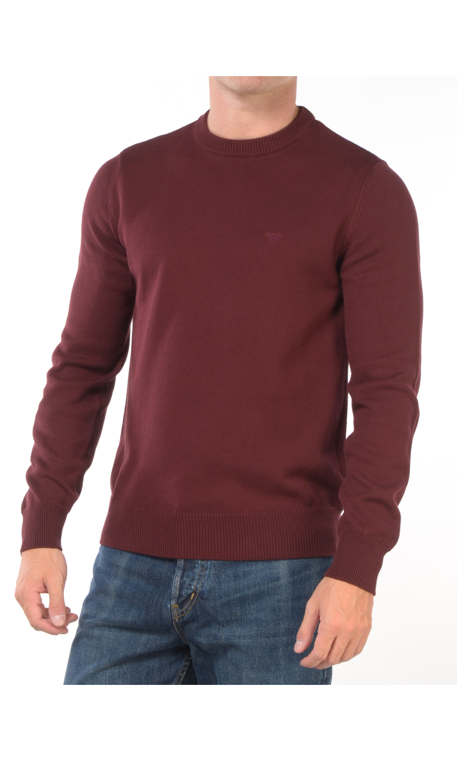 maglia da uomo Emporio Armani girocollo con logo