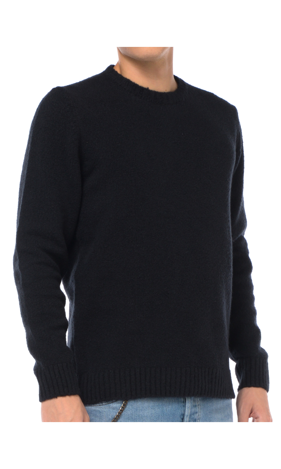 maglia da uomo Jeordies girocollo effetto ciniglia