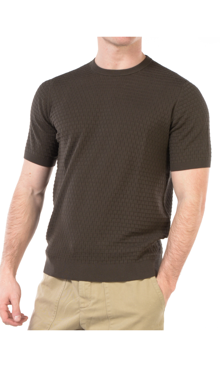 maglia da uomo Jeordies a manica corta con lavorazione