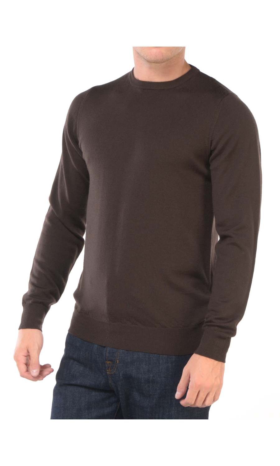 maglia da uomo Jeordies in lana merino a girocollo