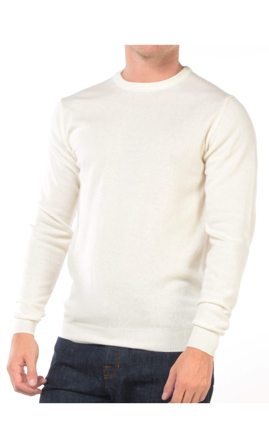 maglia da uomo Jeordies in lana e cachemire a girocollo