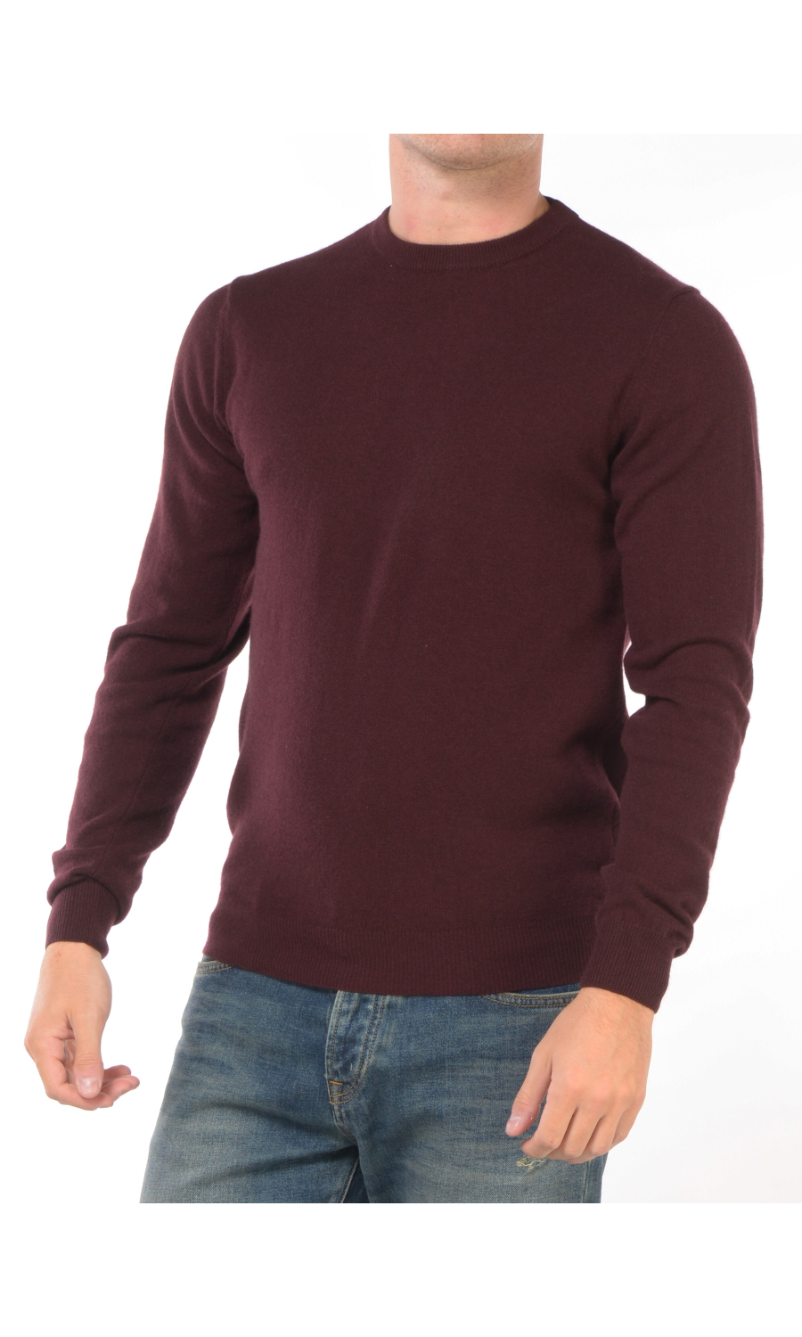 maglia da uomo Jeordies in lana e cachemire a girocollo