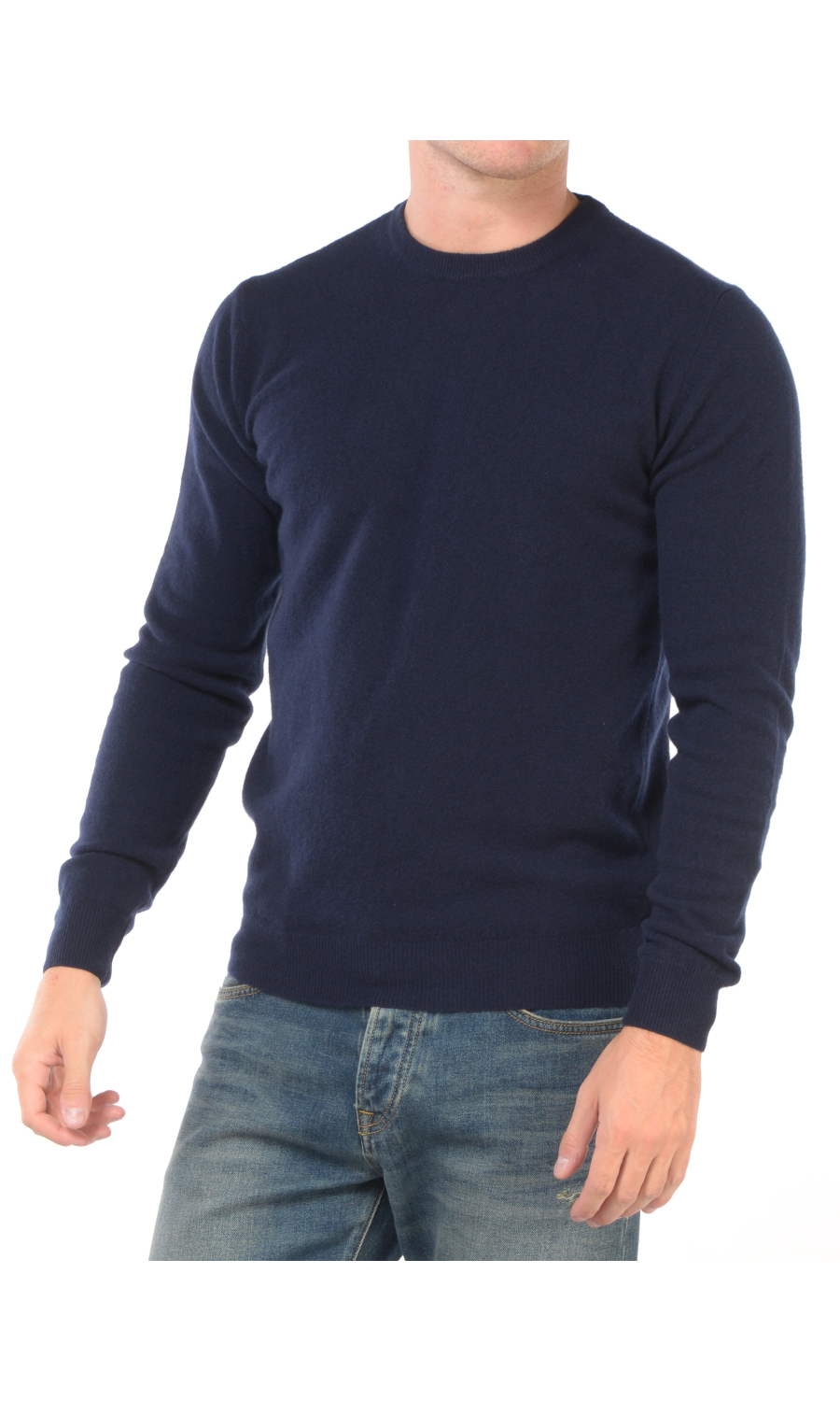 maglia da uomo Jeordies in lana e cachemire a girocollo