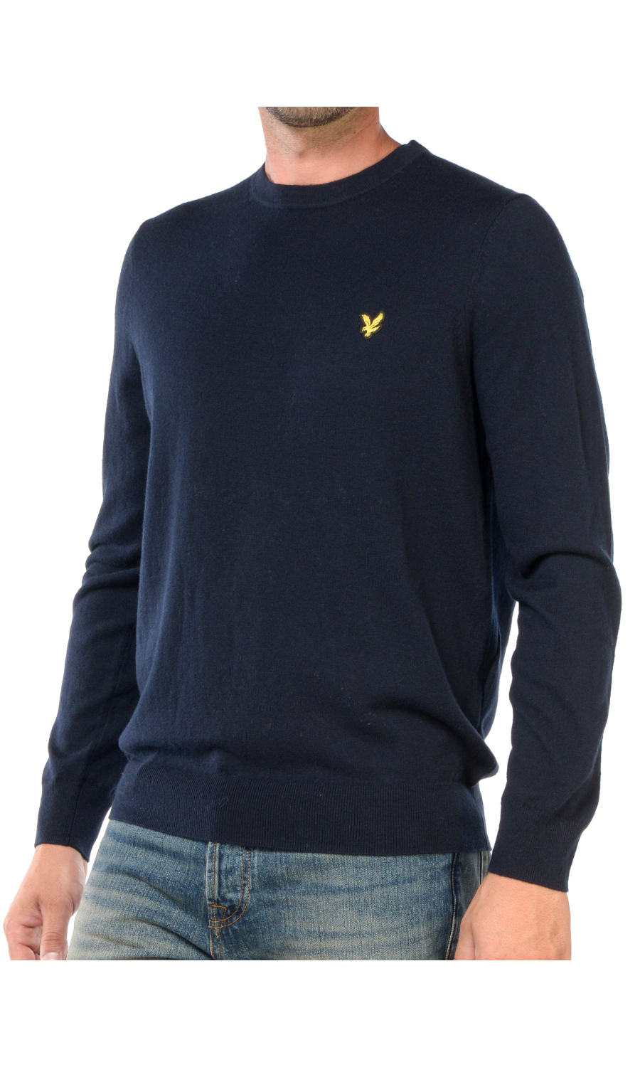 maglia da uomo Lyle&Scott in cotone e lana a girocollo