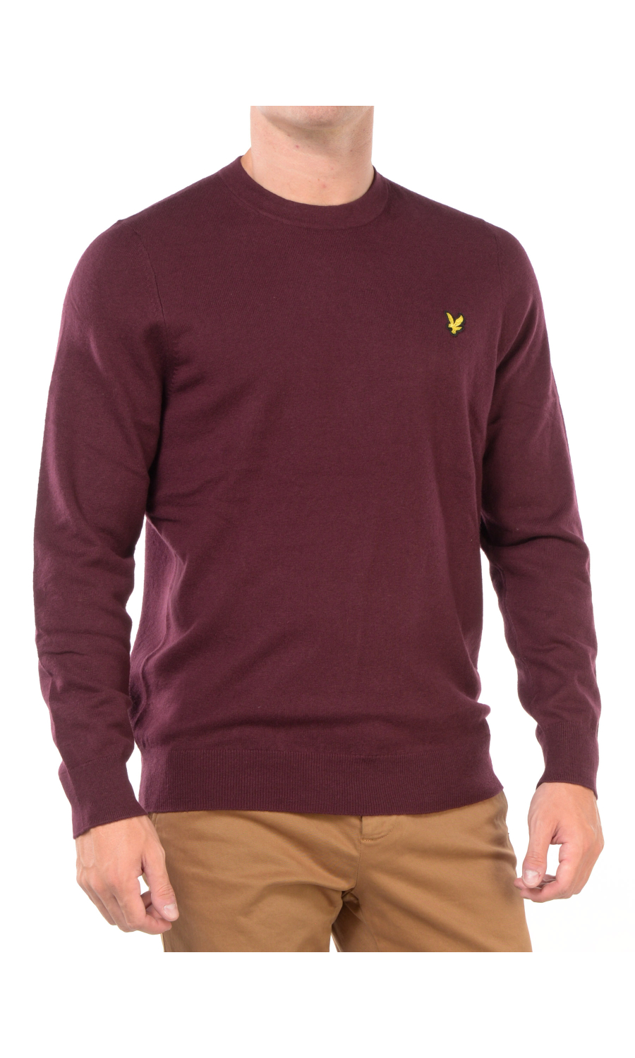 maglia da uomo Lyle&Scott in cotone e lana a girocollo