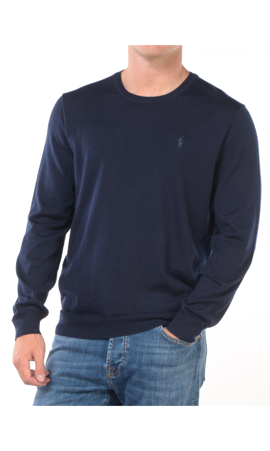 maglia da uomo Ralph Lauren in lana a girocollo