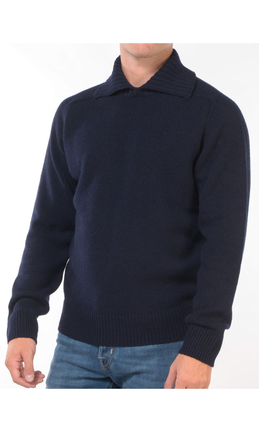 maglia da uomo Sebago in lana con collo