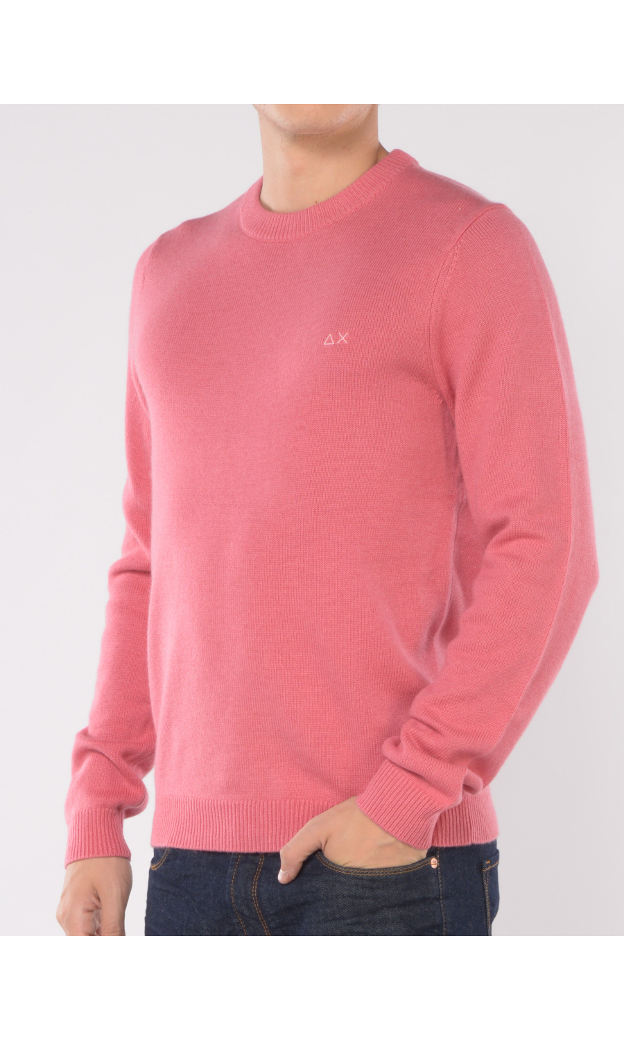 maglia da uomo Sun68 girocollo con logo