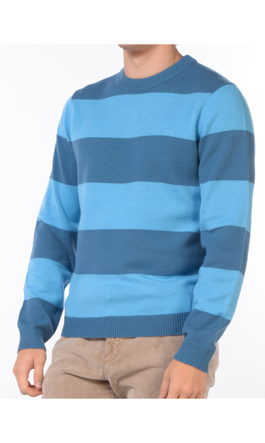 maglia da uomo Sun68 a righe con logo