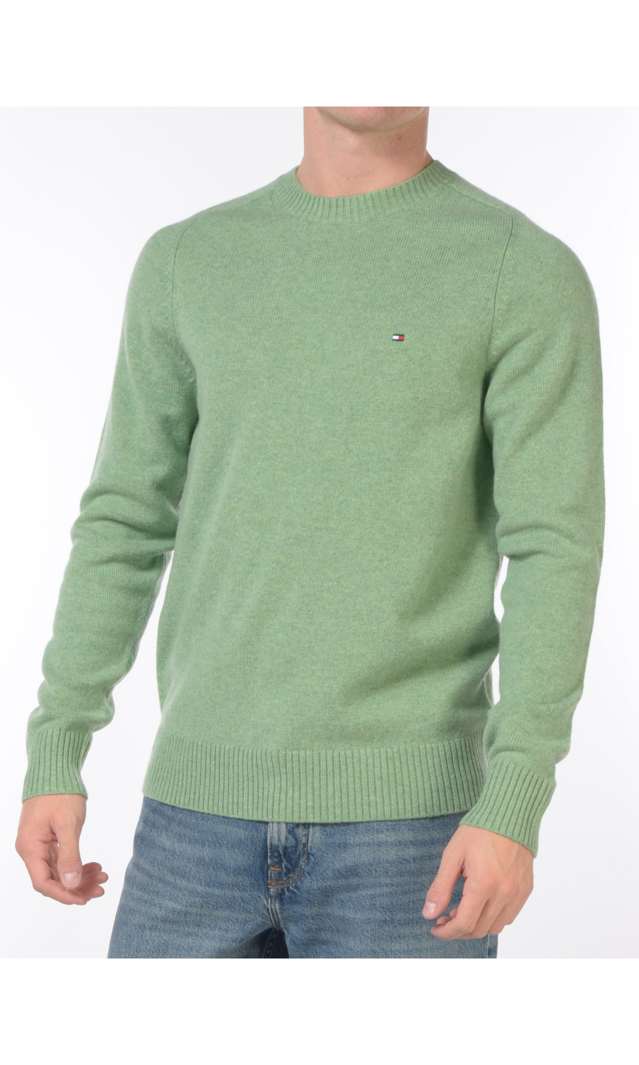 maglia da uomo Tommy Hilfiger girocollo con logo