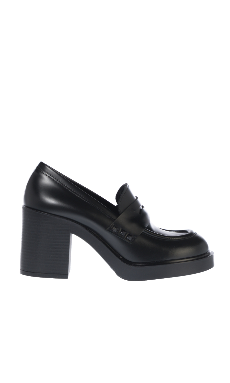 mocassino da donna Ovye in pelle con tacco