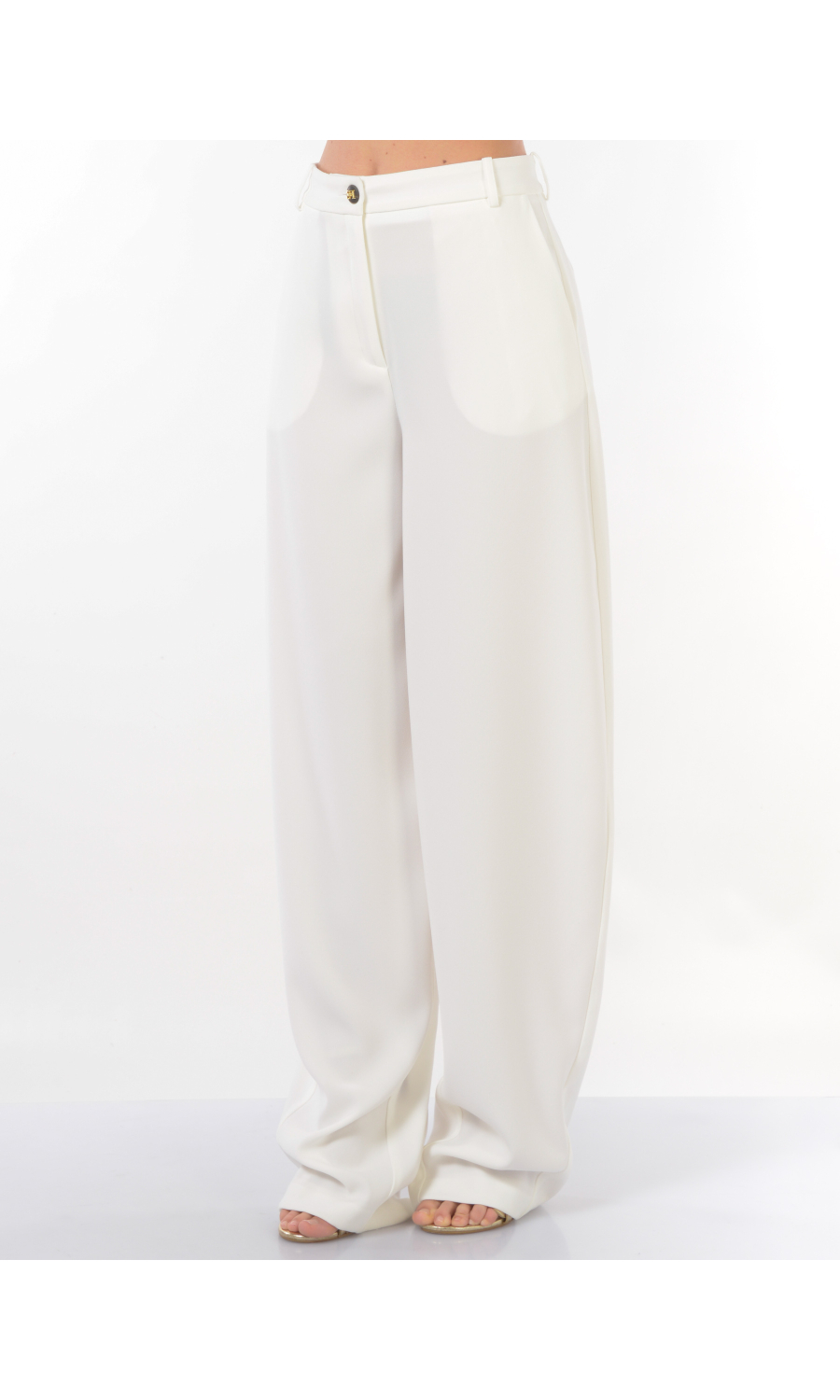 pantalone da donna Elisabetta Franchi over con linea baggy