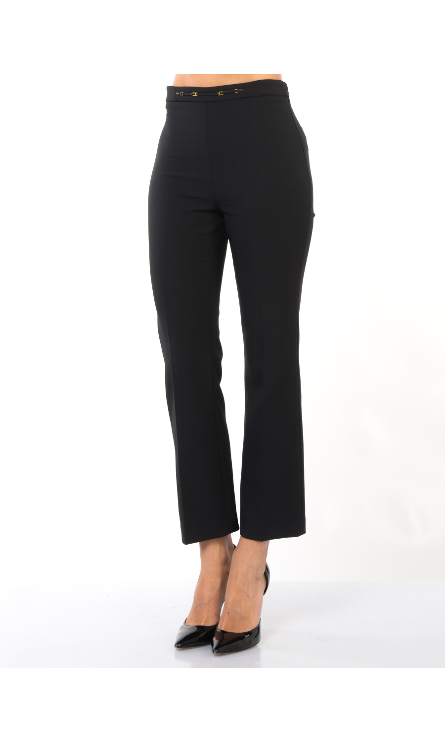 pantalone da donna Elisabetta Franchi Essentials a sigaretta