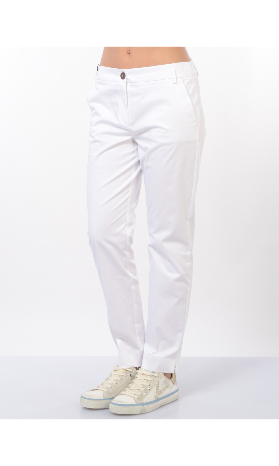 pantalone da donna Emme By Marella Rama chino con spacco