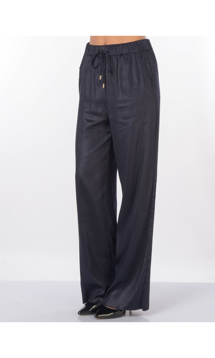 pantalone da donna Emme By Marella microvelluto con coulisse