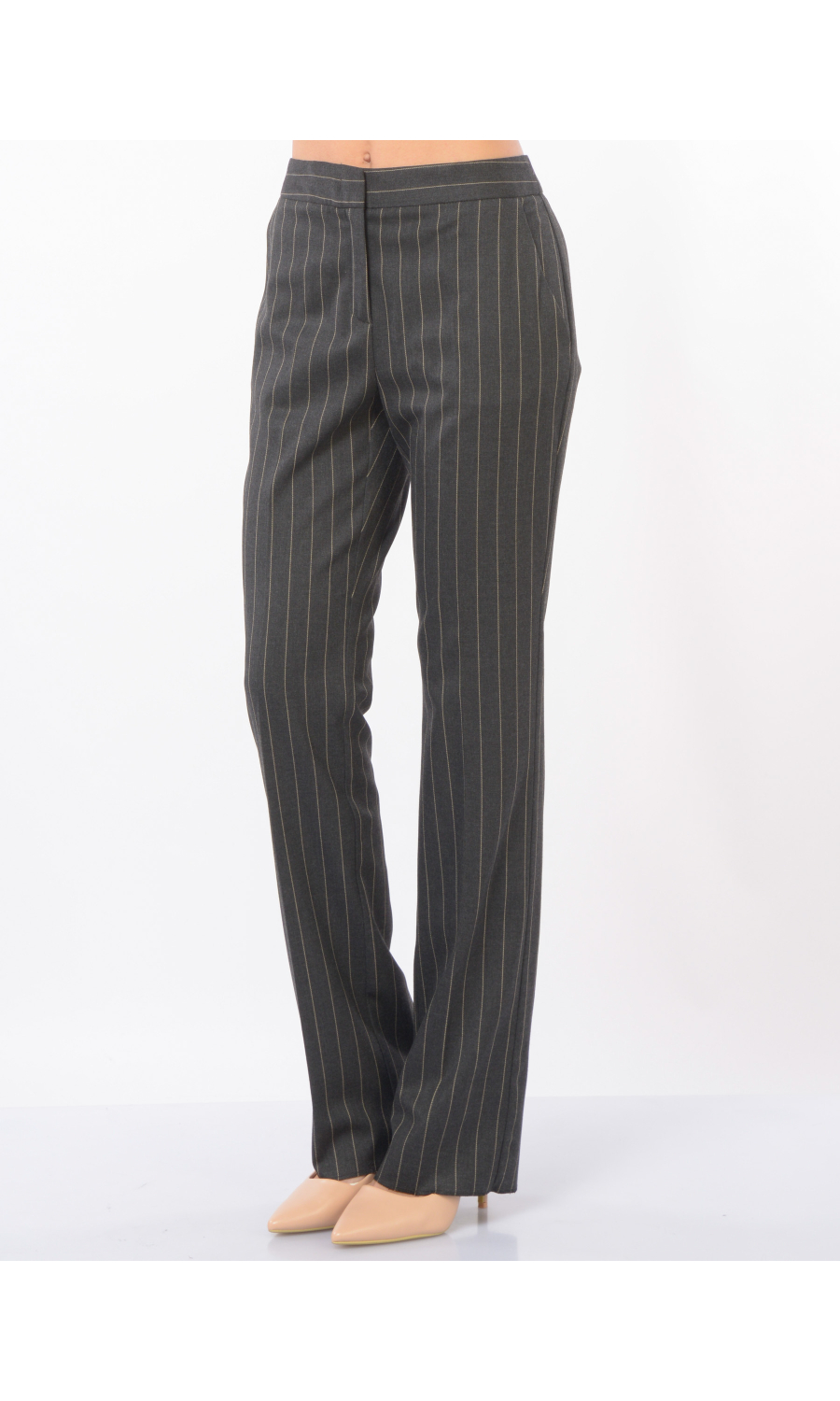 pantalone da donna Emme By Marella dritto in gessato