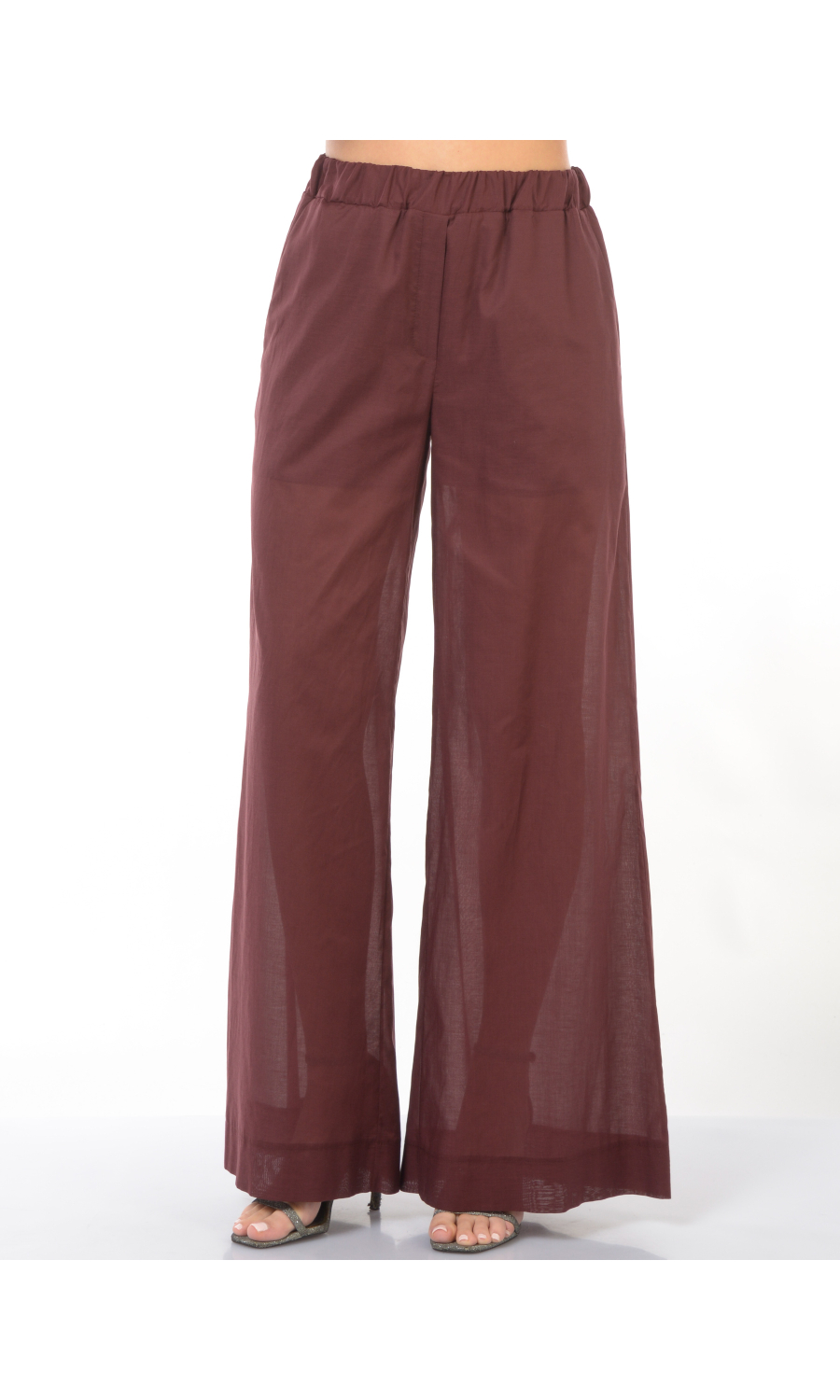 pantalone da donna Icona By Kaos ampio con elastico