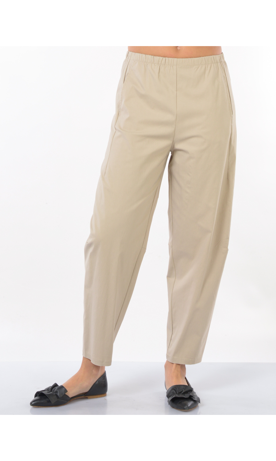 pantalone da donna Jurere linea carrot con elastico