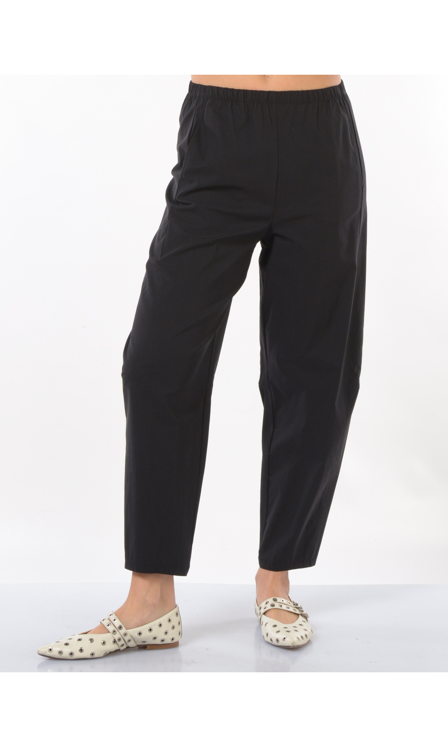 pantalone da donna Jurere linea carrot con elastico