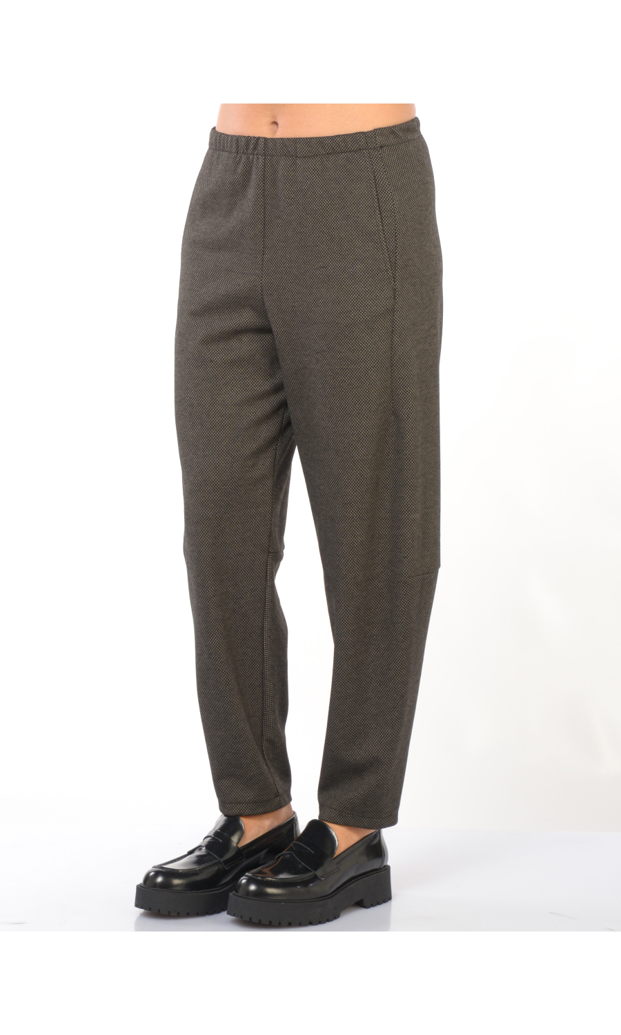 pantalone da donna Jurere a quadri con elastico