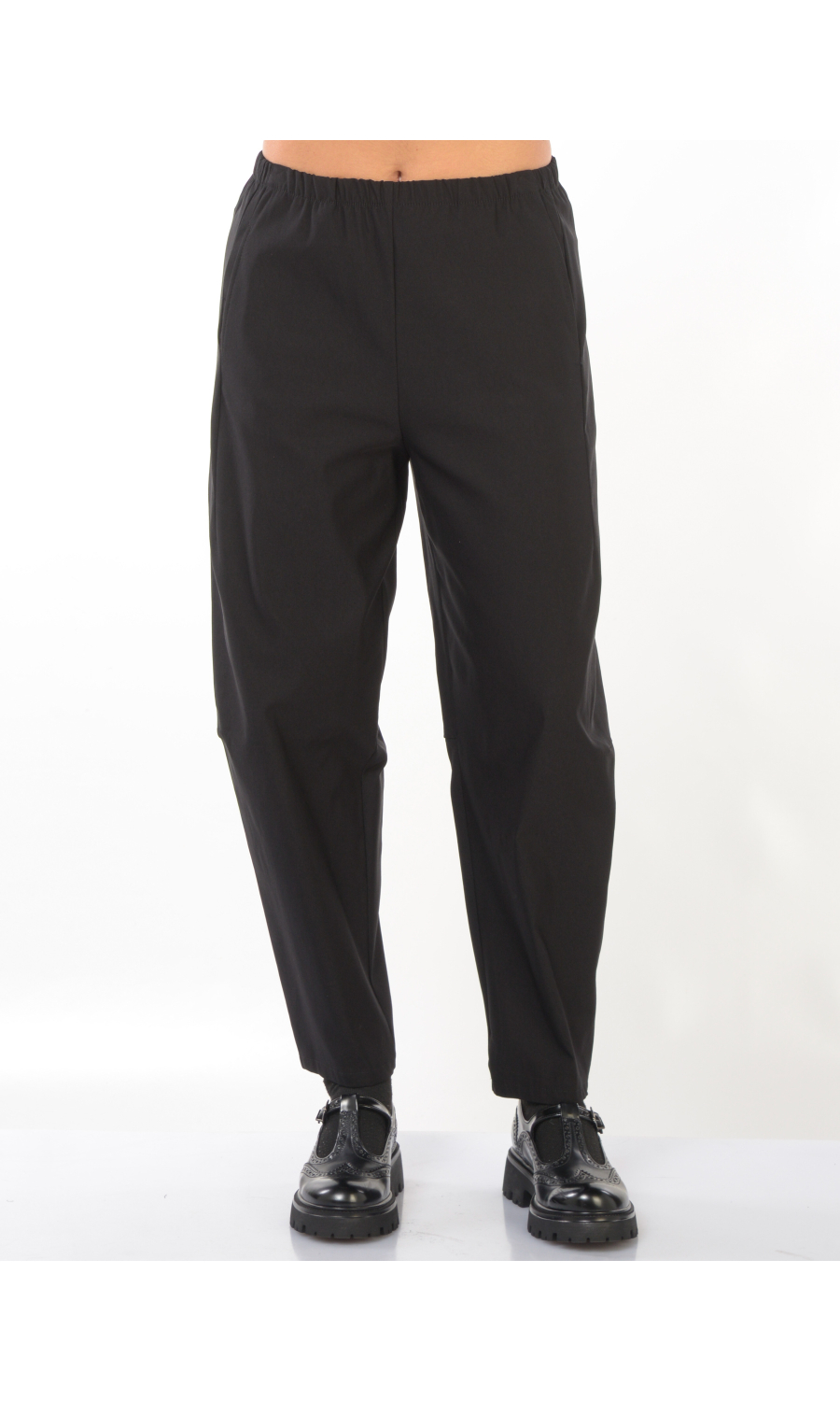 pantalone da donna Jurere linea carrot con elastico