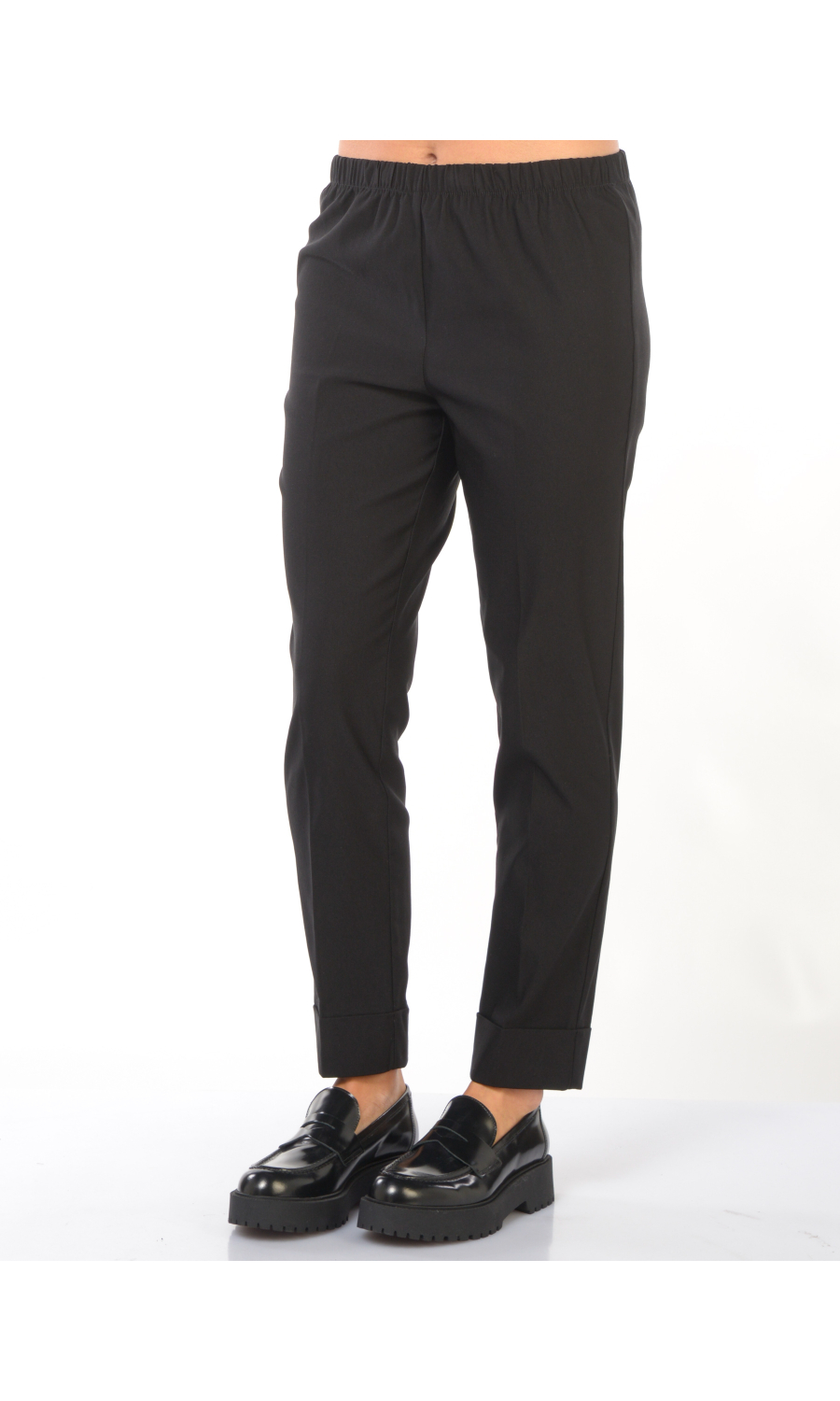 pantalone da donna Jurere in tessuto tecnico con balza