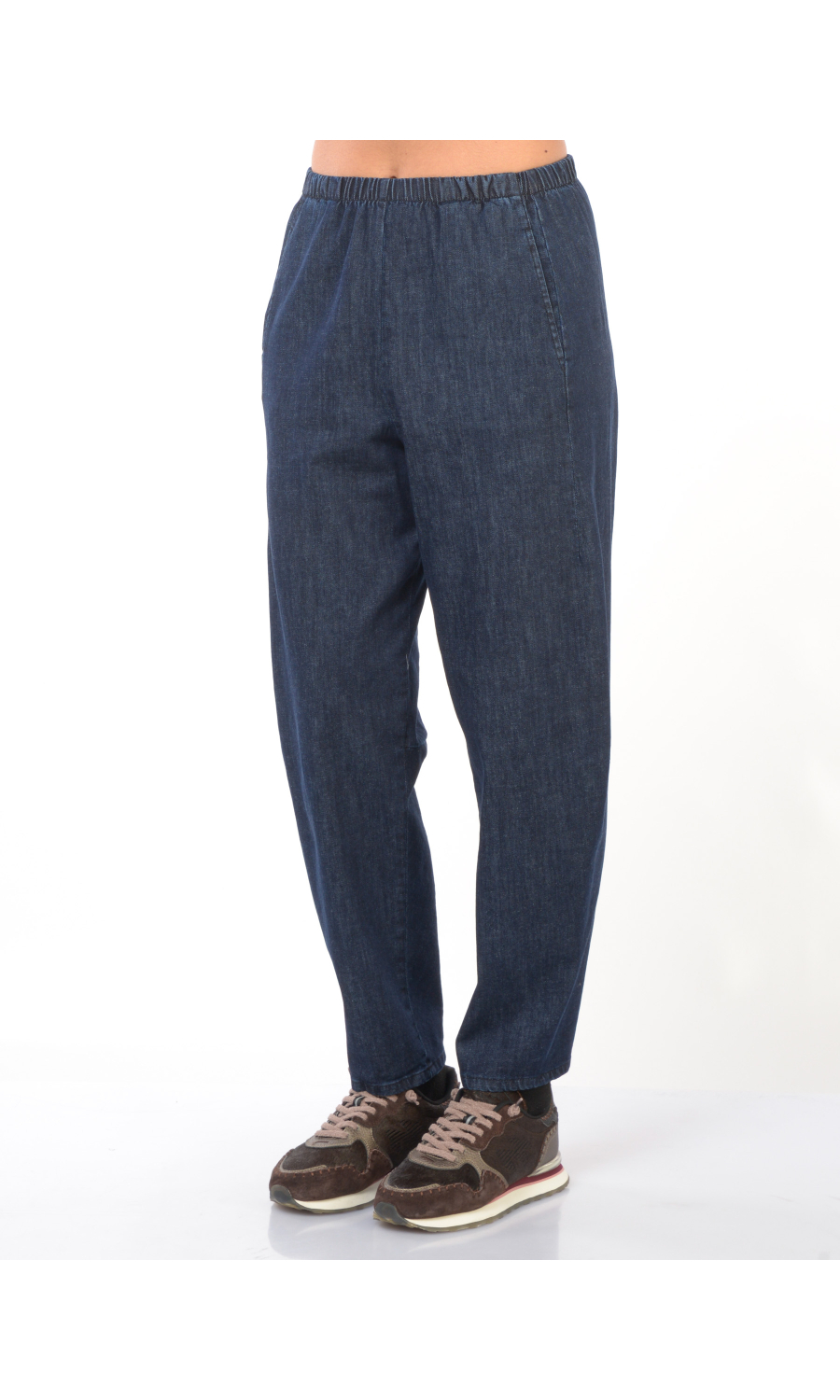 pantalone da donna Jurere carrot effetto denim