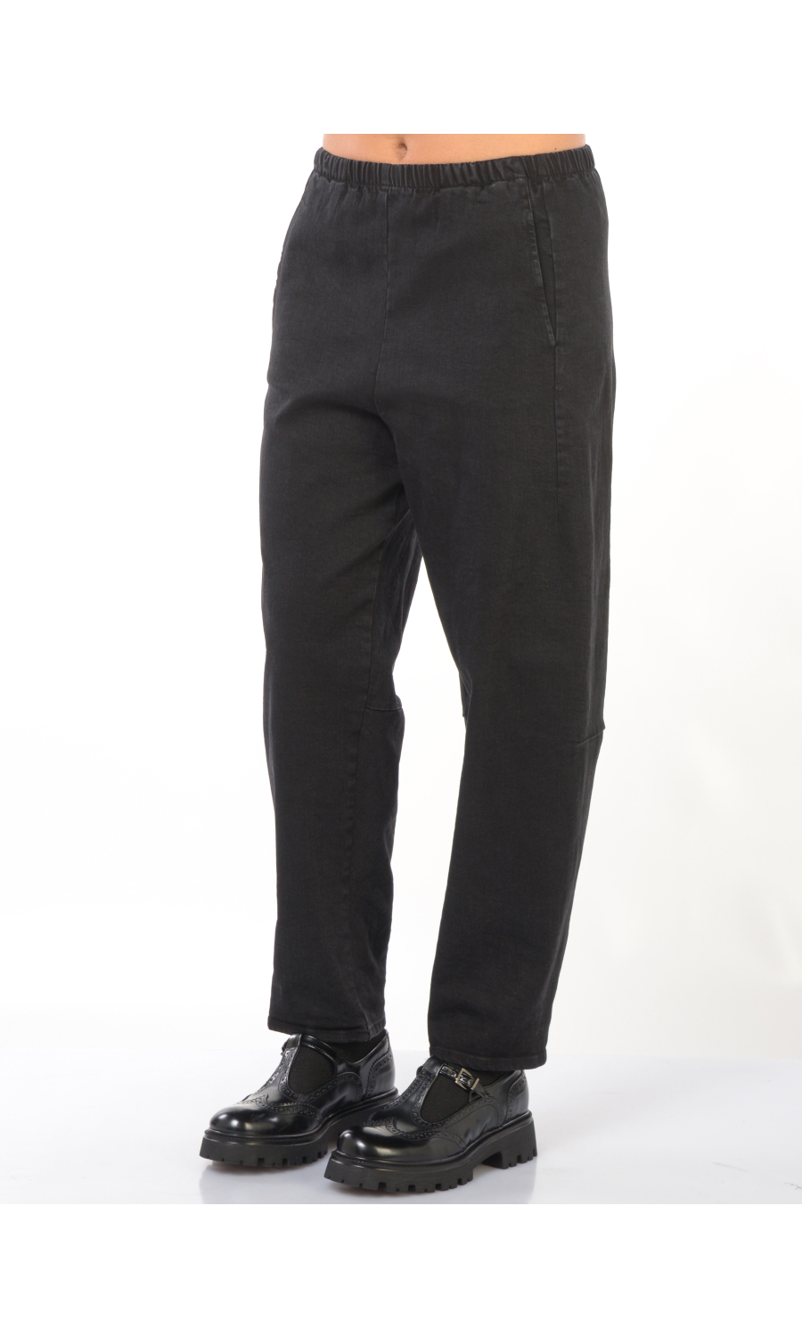 pantalone da donna Jurere carrot effetto denim