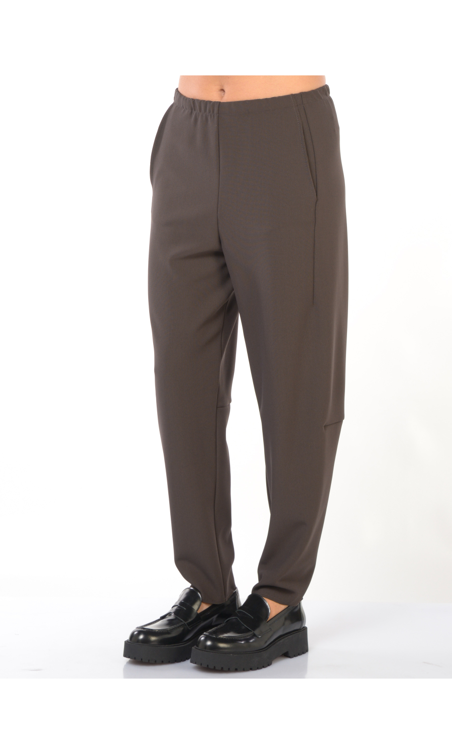 pantalone da donna Jurere in tessuto tecnico con linea carrot