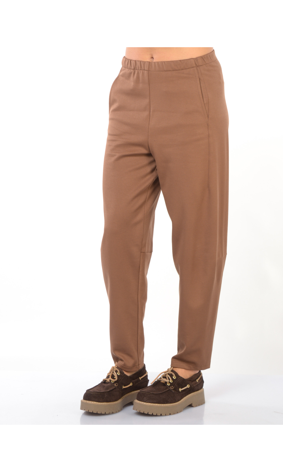 pantalone da donna Jurere linea carrot con elastico