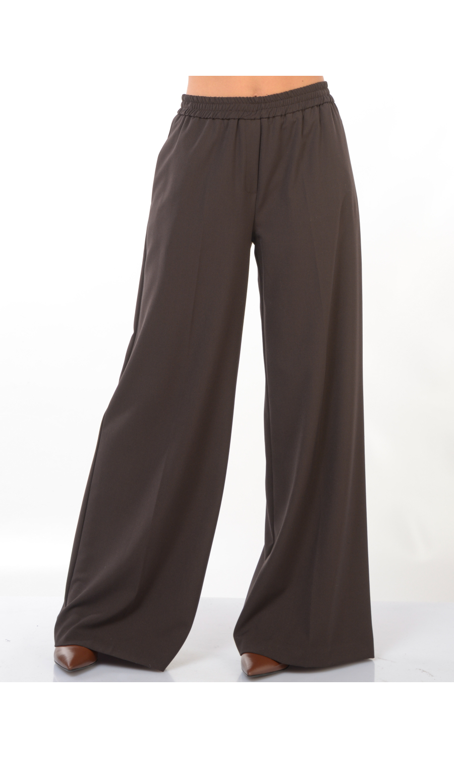 pantalone da donna Kaos a palazzo con elastico