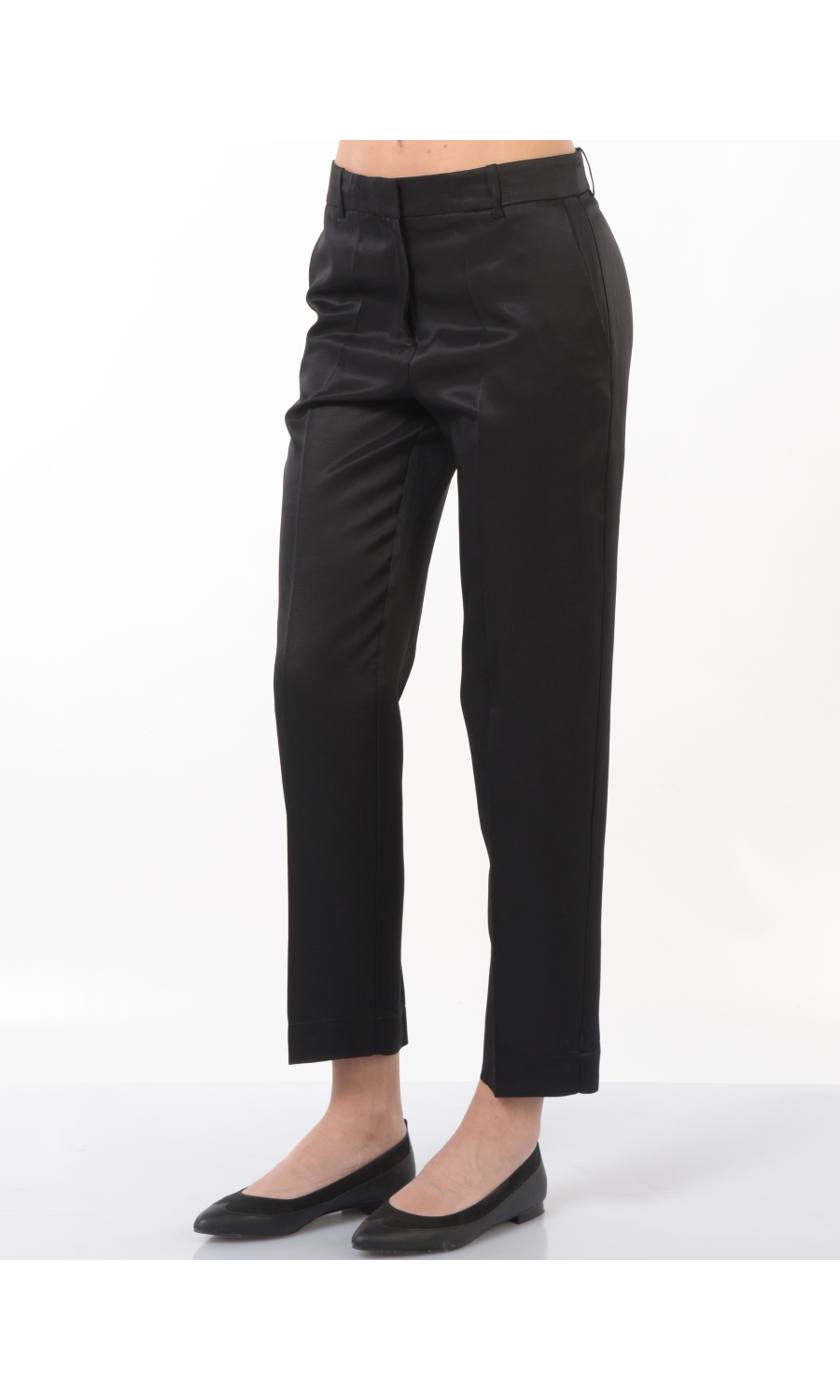pantalone da donna Kaos chino in viscosa e lino