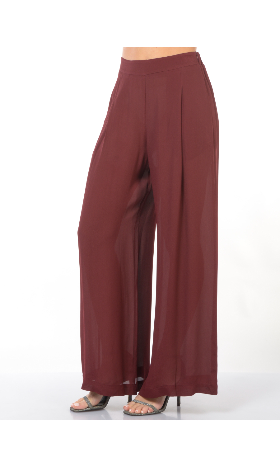 pantalone da donna Kaos ampio con pinces