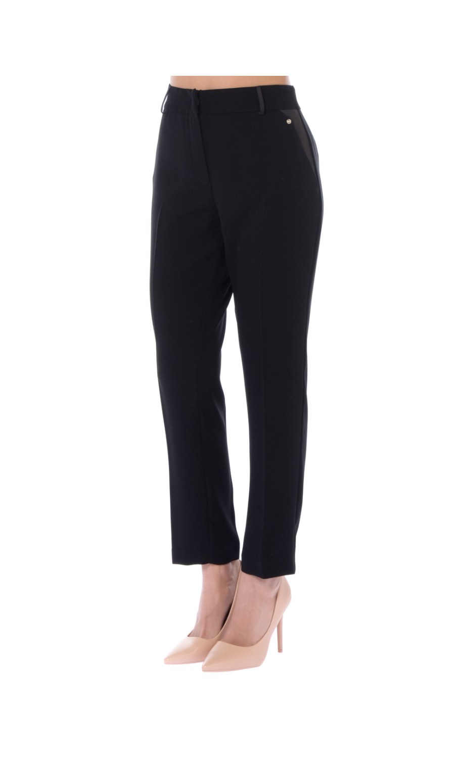 pantalone da donna Liu Jo a sigaretta con inserti