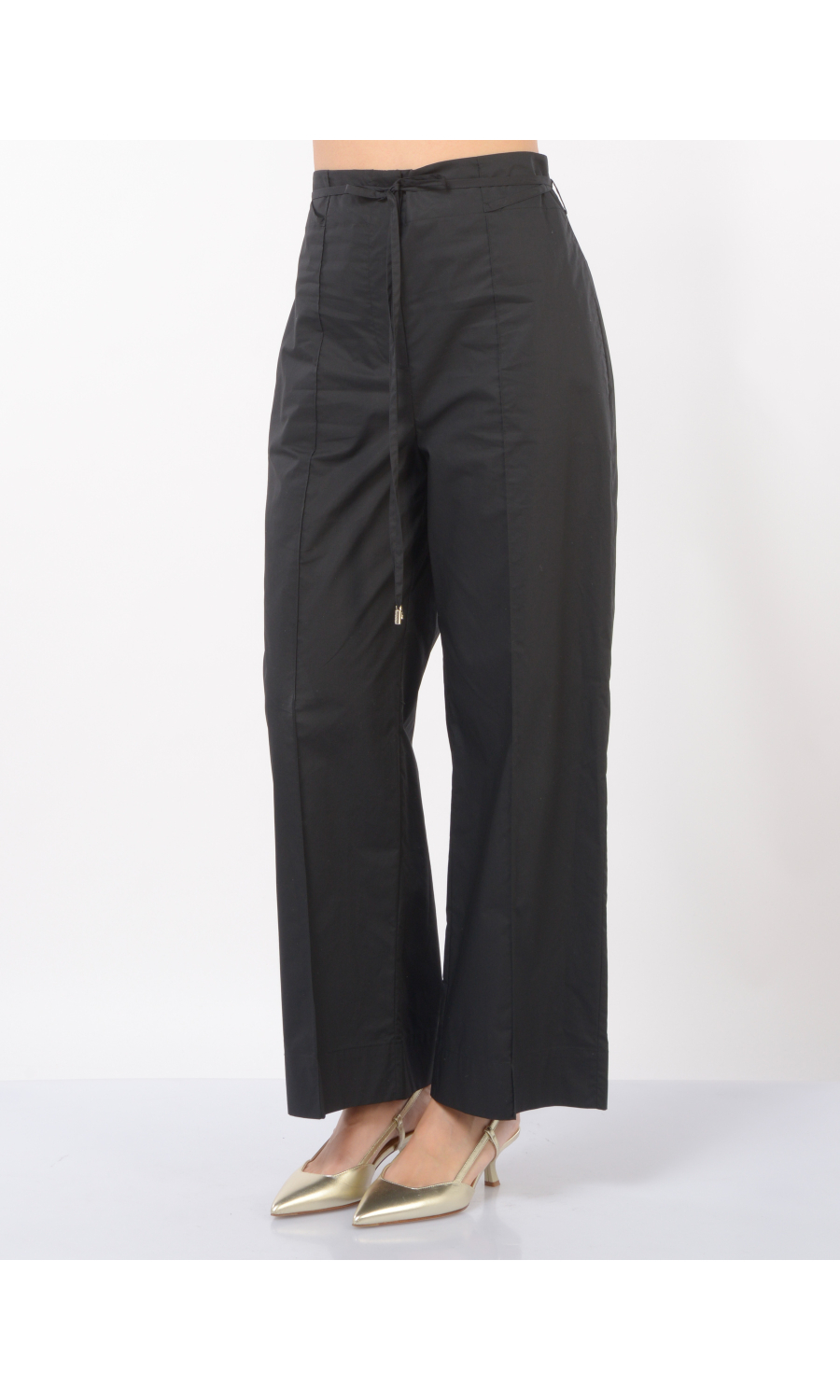 pantalone da donna Liu Jo ampio con cintura a laccio