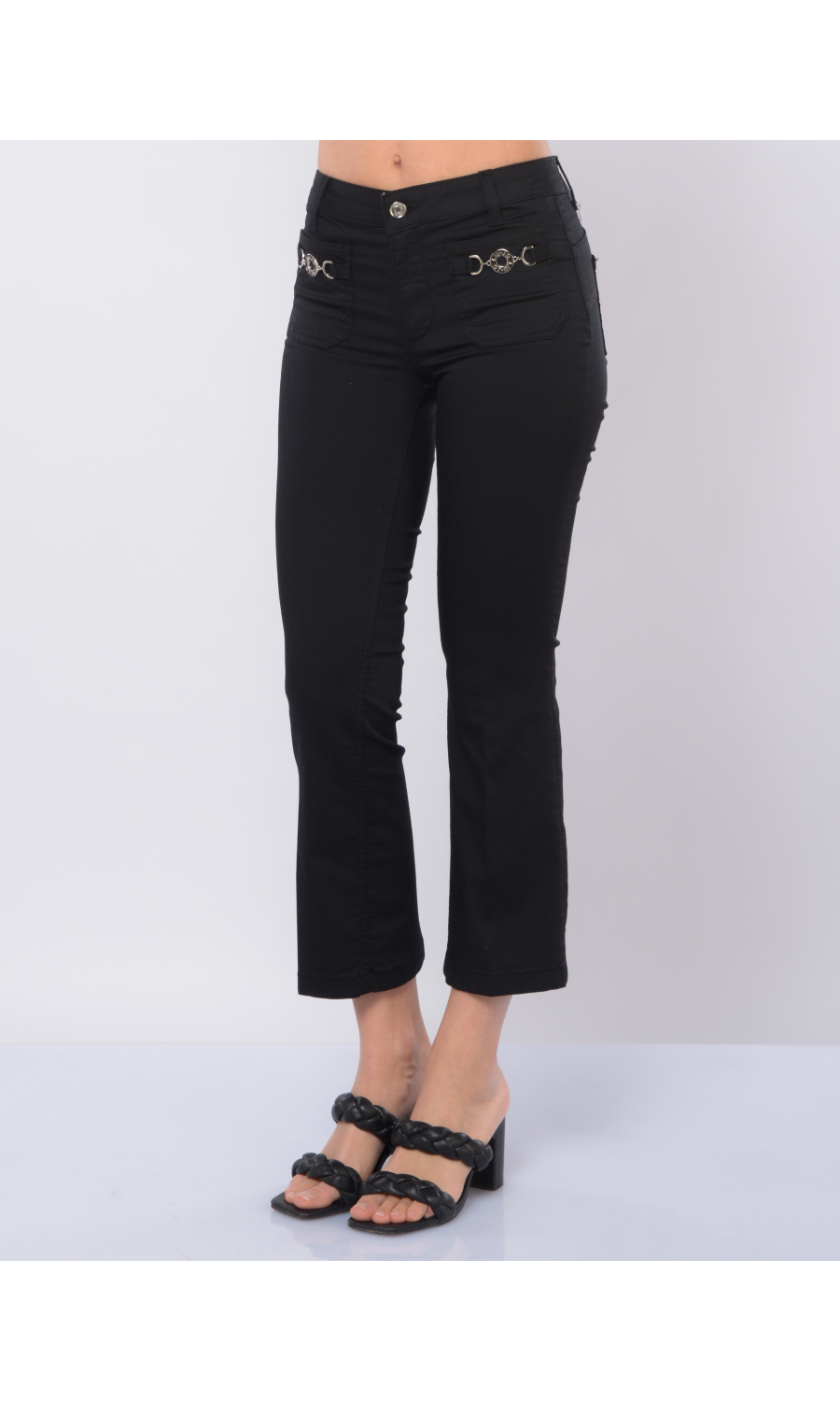 pantalone da donna Liu Jo boot cut con applicazioni