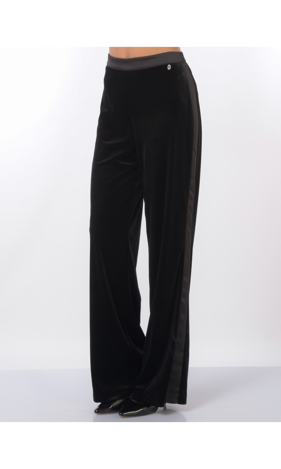 pantalone da donna Liu Jo in velluto con bande