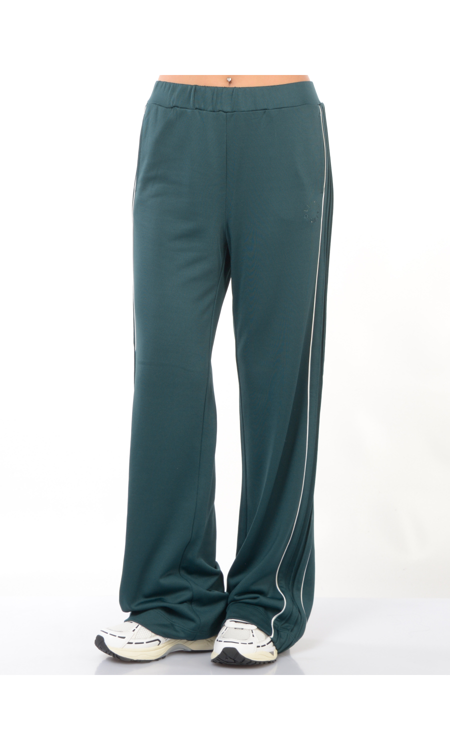 pantalone da donna Liu Jo in felpa con profili a contrasto