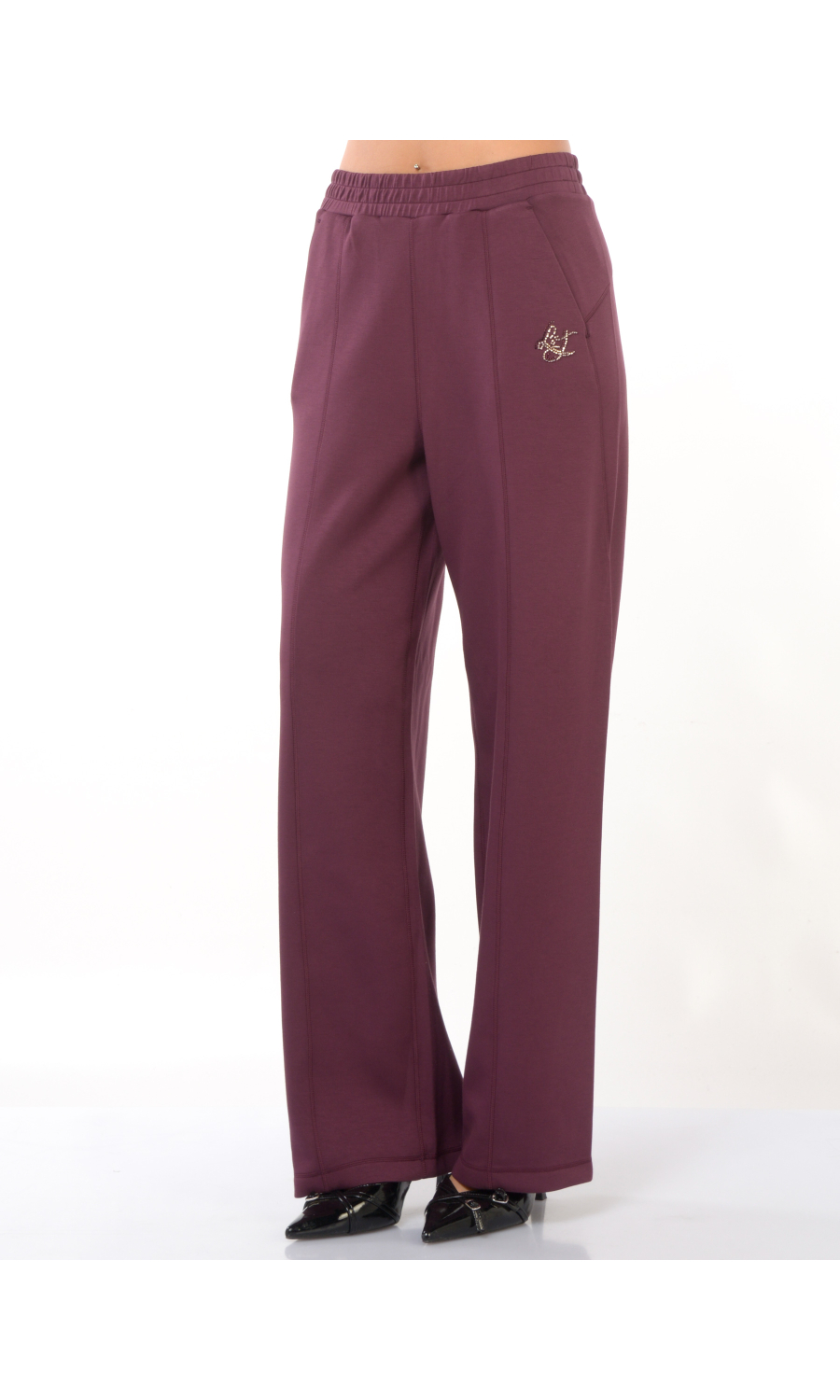 pantalone da donna Liu Jo in jersey con elastico
